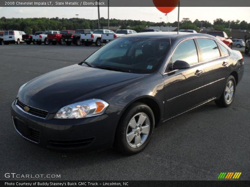 Slate Metallic / Ebony Black 2008 Chevrolet Impala LT