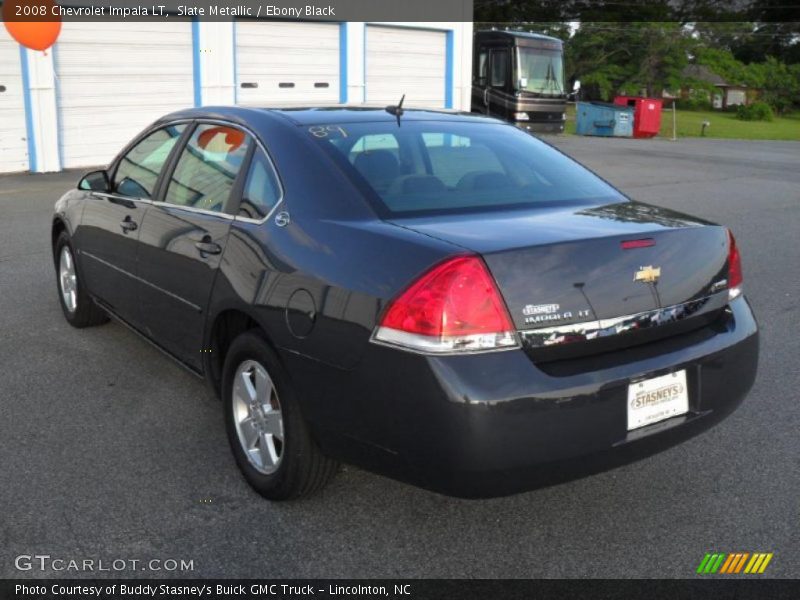 Slate Metallic / Ebony Black 2008 Chevrolet Impala LT