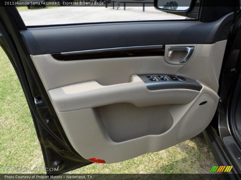 Espresso Brown / Beige 2011 Hyundai Santa Fe Limited