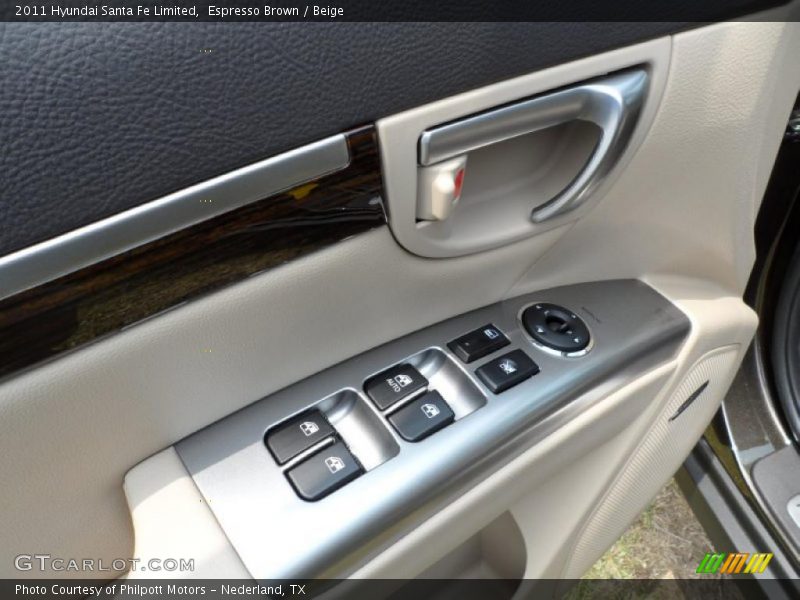 Espresso Brown / Beige 2011 Hyundai Santa Fe Limited