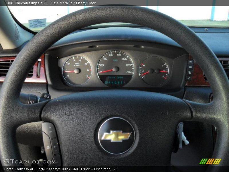 Slate Metallic / Ebony Black 2008 Chevrolet Impala LT
