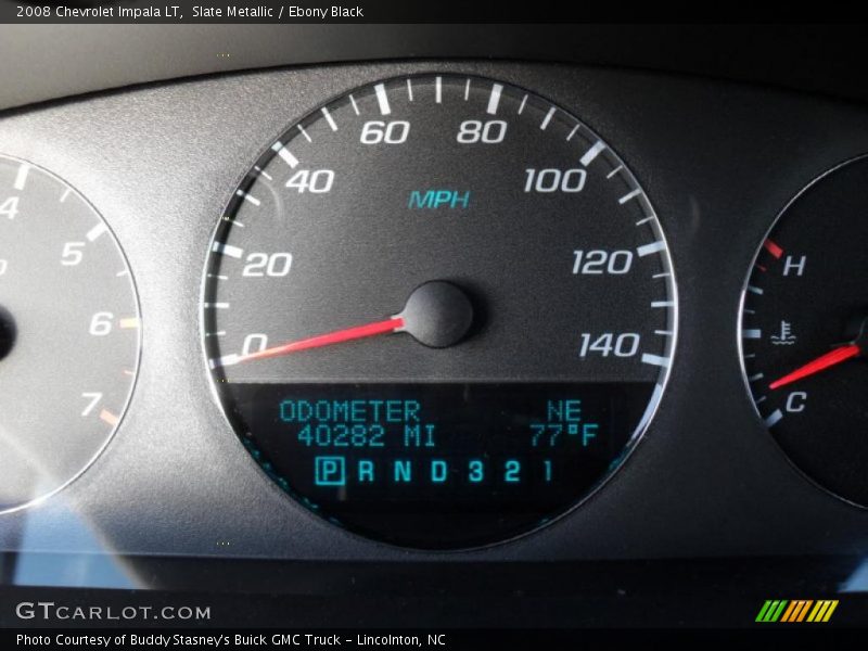Slate Metallic / Ebony Black 2008 Chevrolet Impala LT