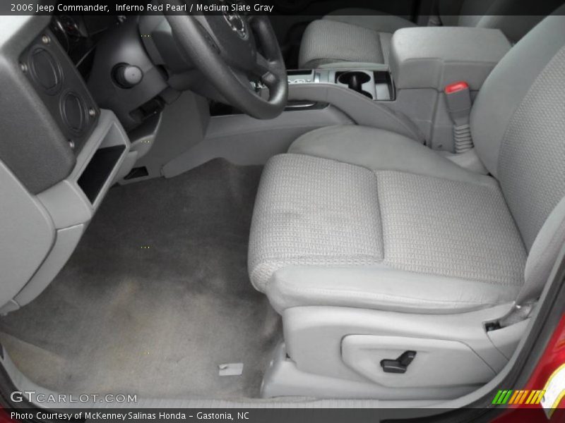 Inferno Red Pearl / Medium Slate Gray 2006 Jeep Commander