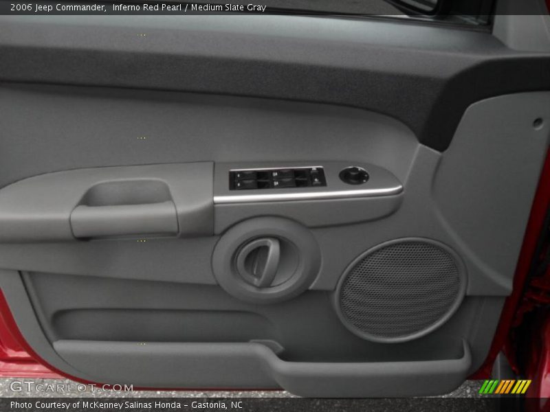 Inferno Red Pearl / Medium Slate Gray 2006 Jeep Commander