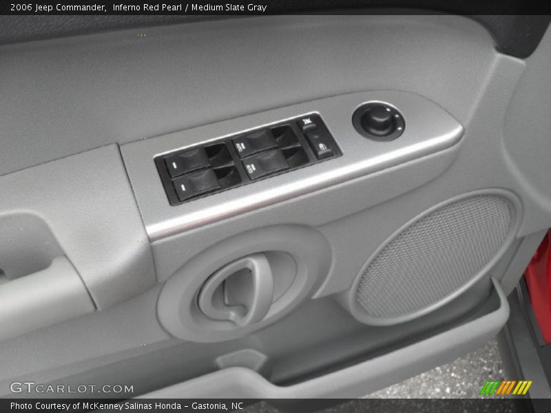 Inferno Red Pearl / Medium Slate Gray 2006 Jeep Commander
