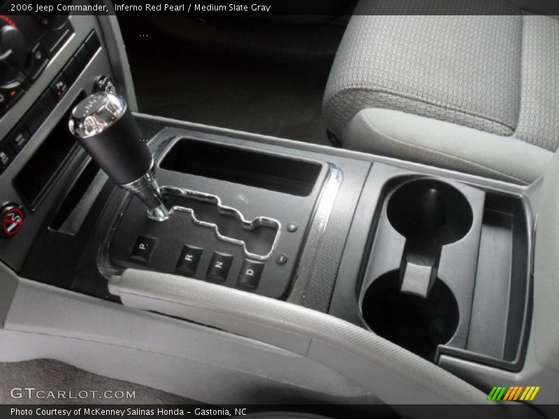 Inferno Red Pearl / Medium Slate Gray 2006 Jeep Commander