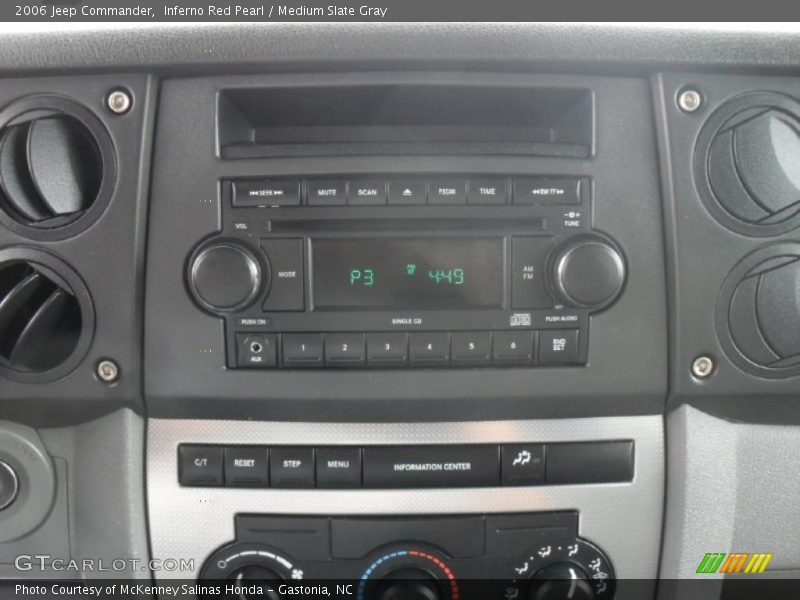 Inferno Red Pearl / Medium Slate Gray 2006 Jeep Commander
