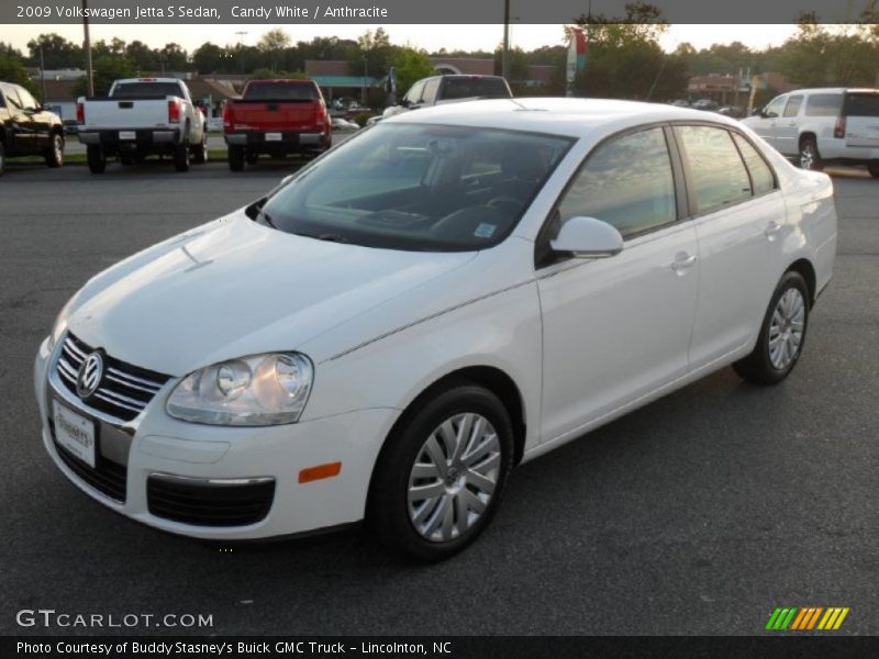 Candy White / Anthracite 2009 Volkswagen Jetta S Sedan