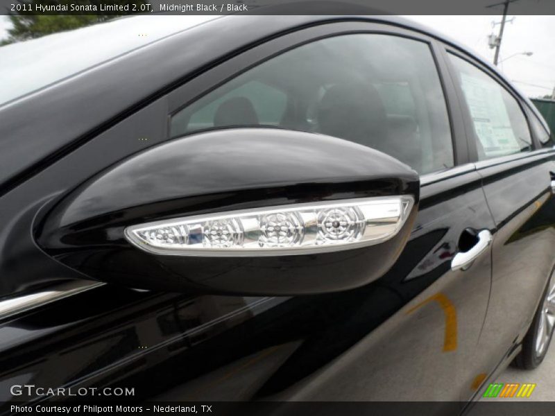 Midnight Black / Black 2011 Hyundai Sonata Limited 2.0T
