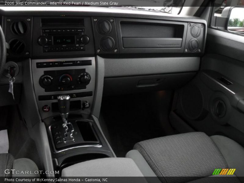 Inferno Red Pearl / Medium Slate Gray 2006 Jeep Commander