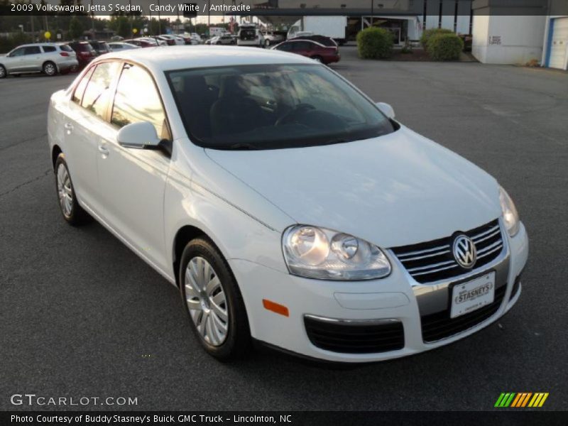Candy White / Anthracite 2009 Volkswagen Jetta S Sedan