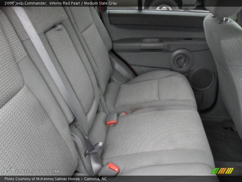 Inferno Red Pearl / Medium Slate Gray 2006 Jeep Commander