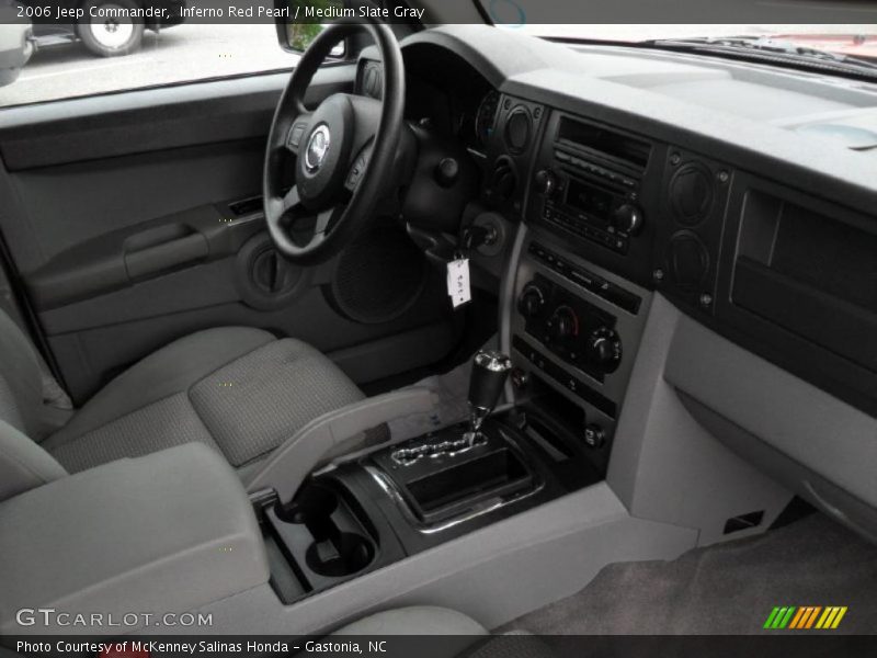 Inferno Red Pearl / Medium Slate Gray 2006 Jeep Commander