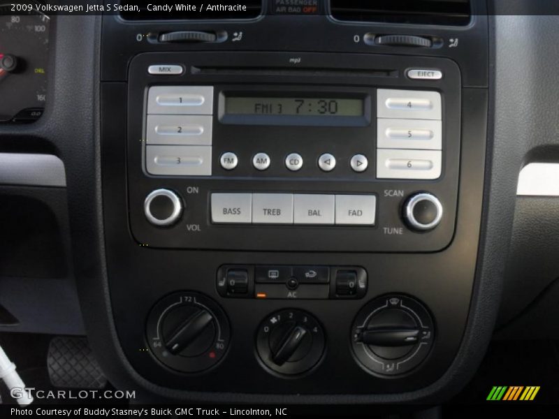 Candy White / Anthracite 2009 Volkswagen Jetta S Sedan