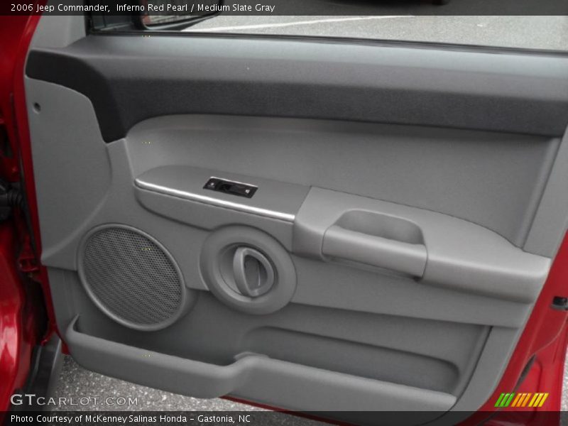 Inferno Red Pearl / Medium Slate Gray 2006 Jeep Commander