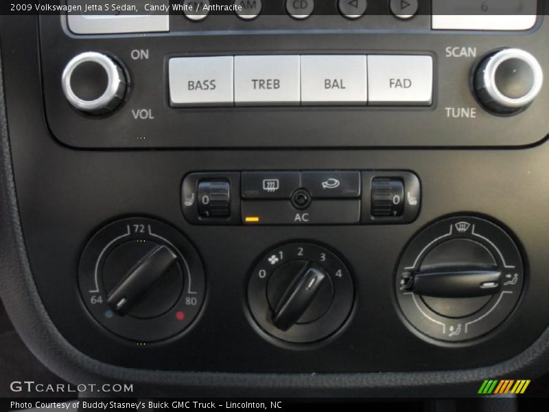 Candy White / Anthracite 2009 Volkswagen Jetta S Sedan