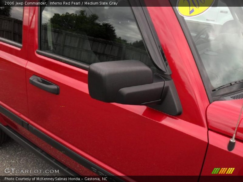 Inferno Red Pearl / Medium Slate Gray 2006 Jeep Commander