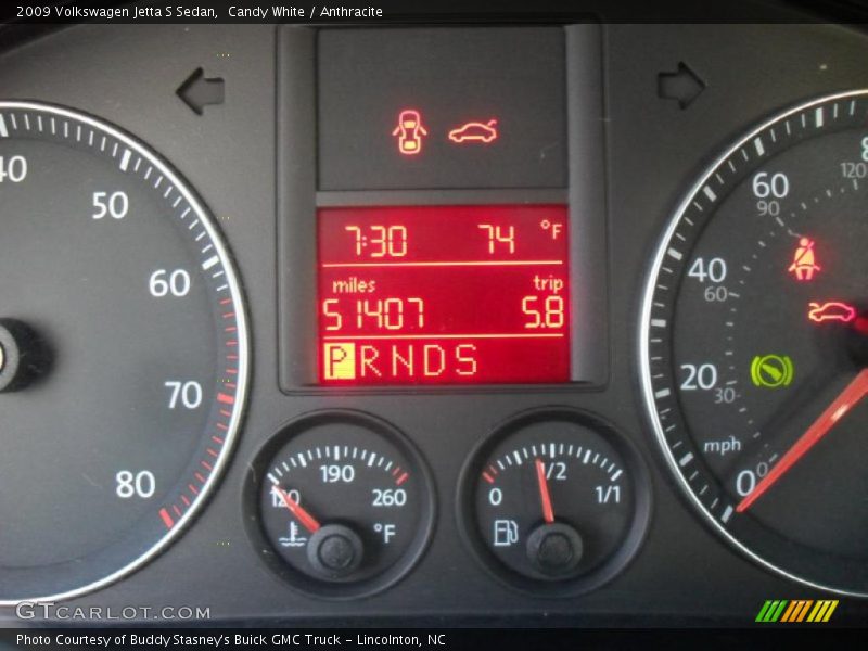 Candy White / Anthracite 2009 Volkswagen Jetta S Sedan