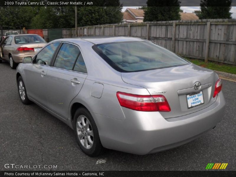 Classic Silver Metallic / Ash 2009 Toyota Camry LE