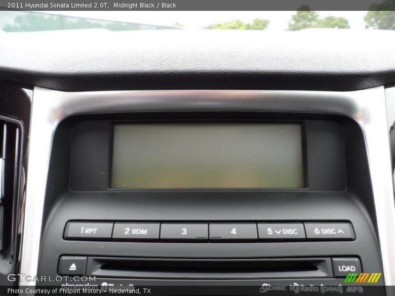 Midnight Black / Black 2011 Hyundai Sonata Limited 2.0T