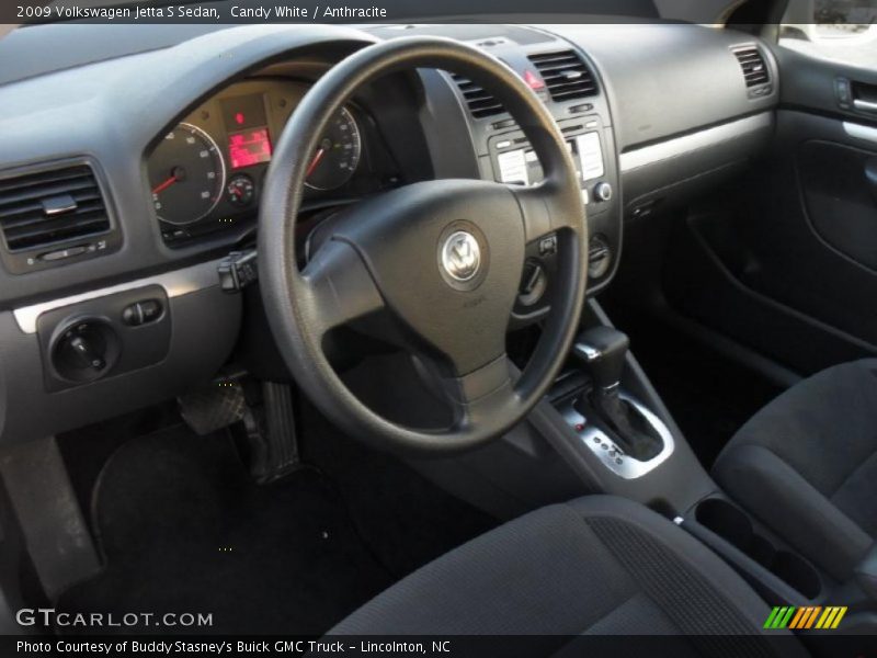 Candy White / Anthracite 2009 Volkswagen Jetta S Sedan