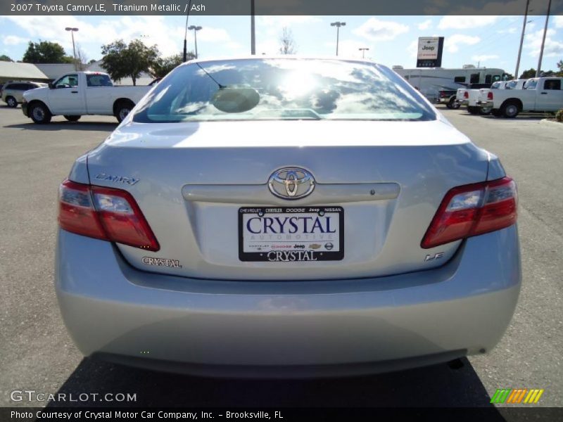 Titanium Metallic / Ash 2007 Toyota Camry LE