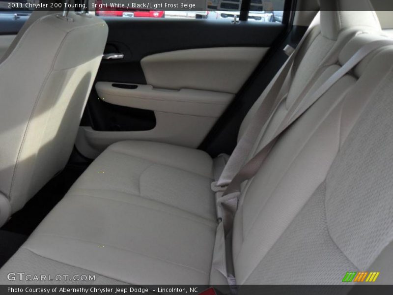 Bright White / Black/Light Frost Beige 2011 Chrysler 200 Touring