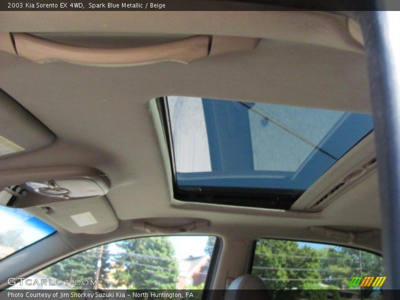 Spark Blue Metallic / Beige 2003 Kia Sorento EX 4WD
