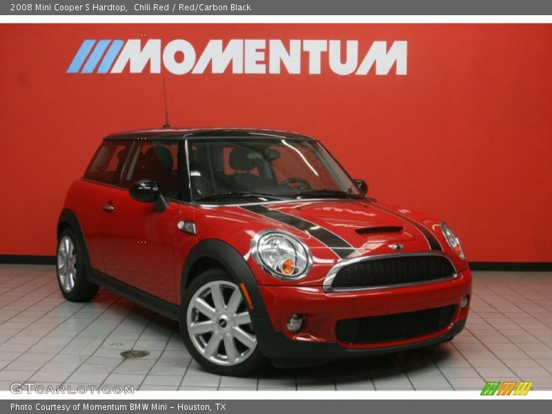 Chili Red / Red/Carbon Black 2008 Mini Cooper S Hardtop
