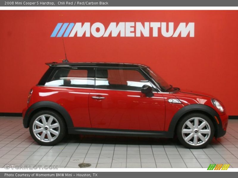 Chili Red / Red/Carbon Black 2008 Mini Cooper S Hardtop