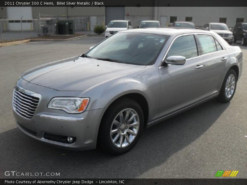 Billet Silver Metallic / Black 2011 Chrysler 300 C Hemi