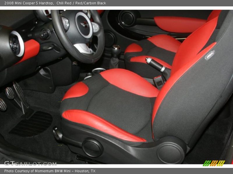 Chili Red / Red/Carbon Black 2008 Mini Cooper S Hardtop