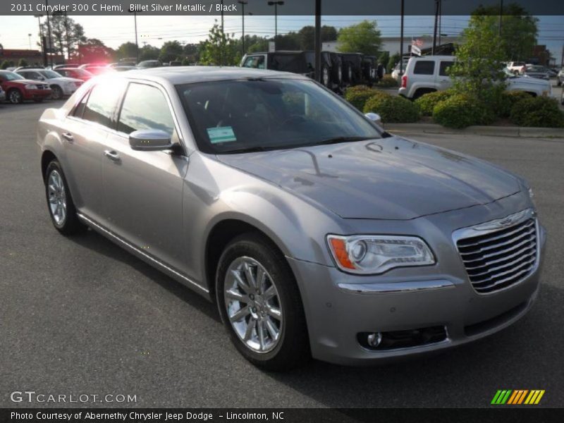Billet Silver Metallic / Black 2011 Chrysler 300 C Hemi