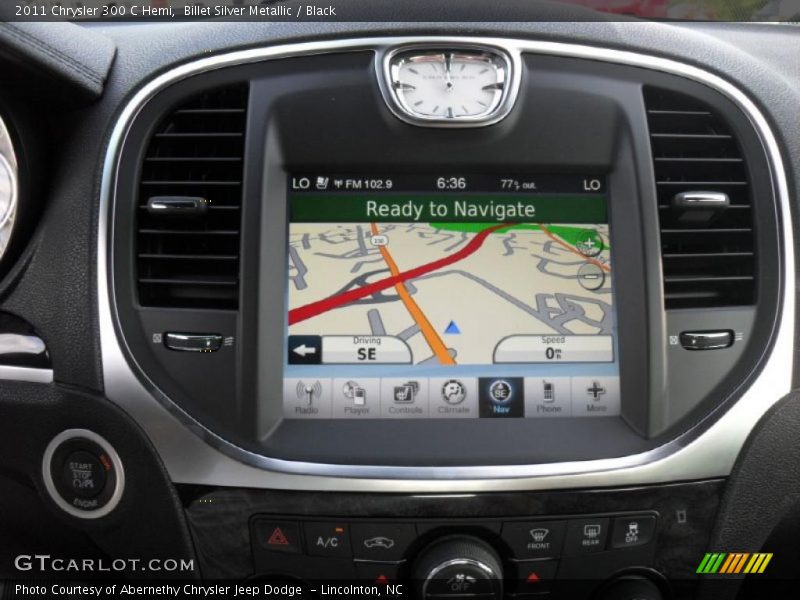 Navigation of 2011 300 C Hemi
