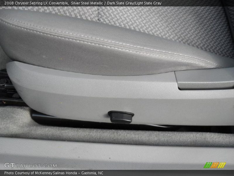 Silver Steel Metallic / Dark Slate Gray/Light Slate Gray 2008 Chrysler Sebring LX Convertible
