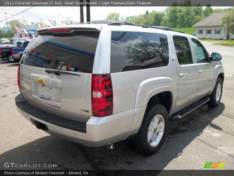 Sheer Silver Metallic / Light Titanium/Dark Titanium 2011 Chevrolet Suburban LT 4x4