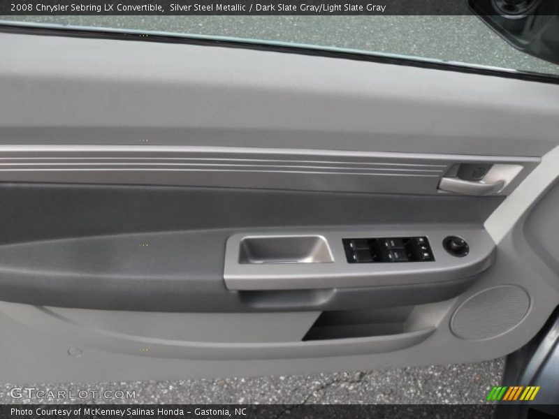Silver Steel Metallic / Dark Slate Gray/Light Slate Gray 2008 Chrysler Sebring LX Convertible