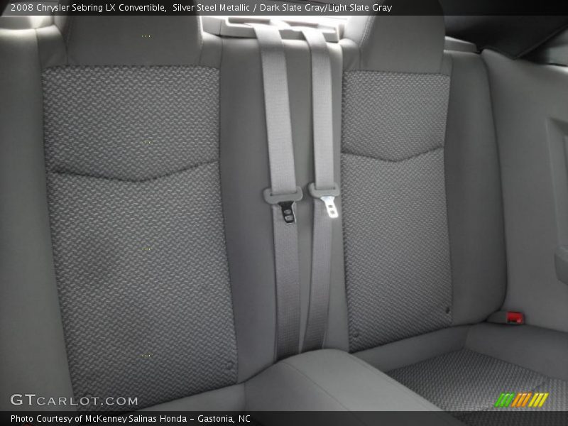 Silver Steel Metallic / Dark Slate Gray/Light Slate Gray 2008 Chrysler Sebring LX Convertible
