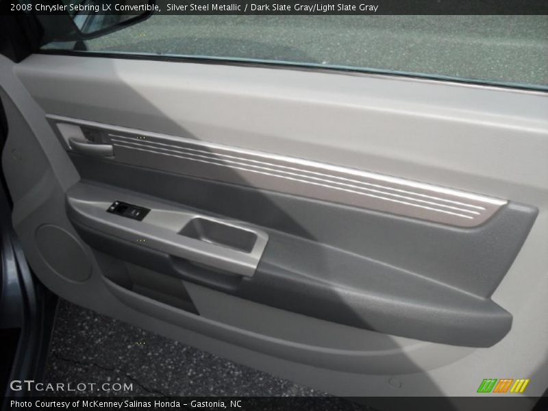 Silver Steel Metallic / Dark Slate Gray/Light Slate Gray 2008 Chrysler Sebring LX Convertible