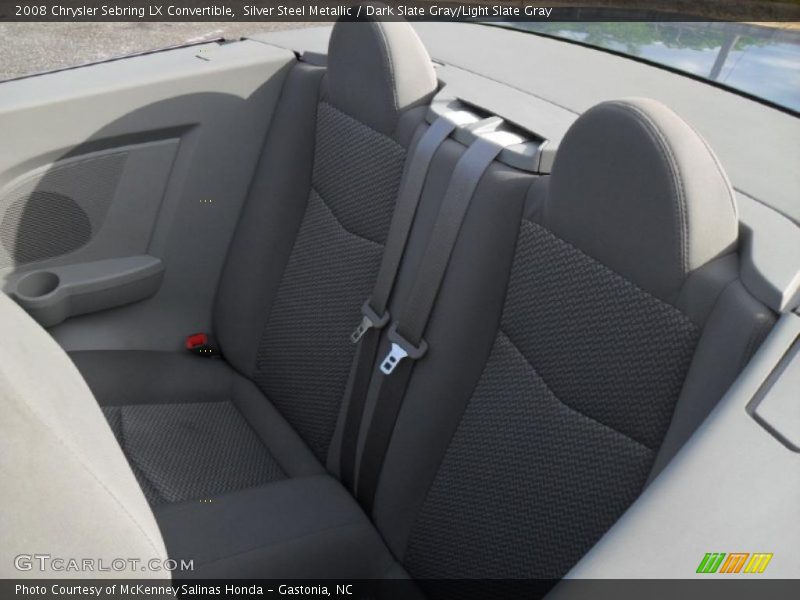 Silver Steel Metallic / Dark Slate Gray/Light Slate Gray 2008 Chrysler Sebring LX Convertible