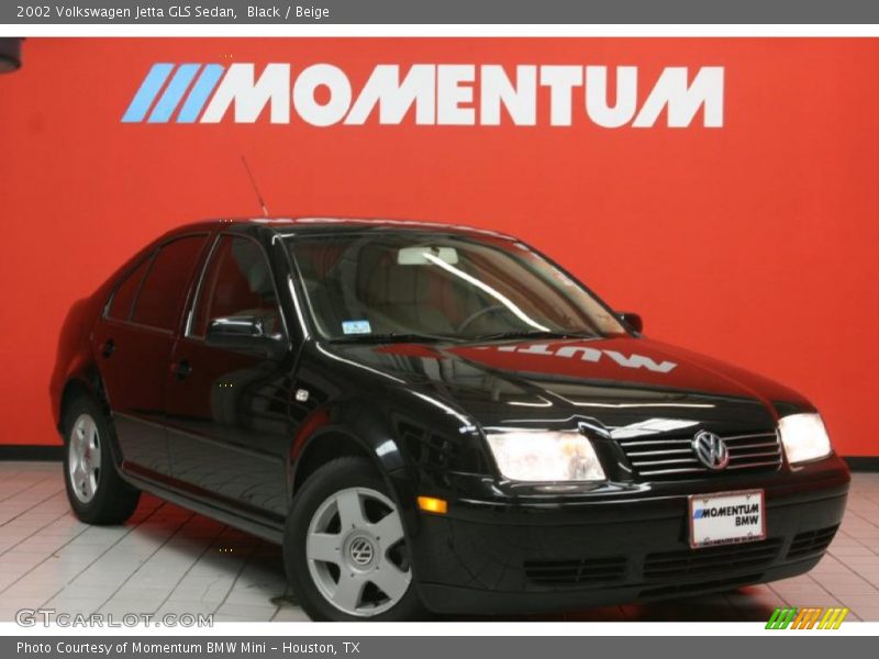 Black / Beige 2002 Volkswagen Jetta GLS Sedan