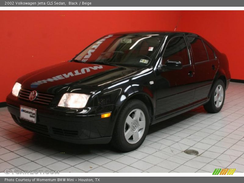 Black / Beige 2002 Volkswagen Jetta GLS Sedan