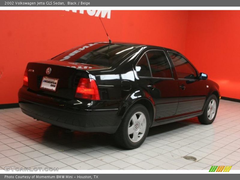 Black / Beige 2002 Volkswagen Jetta GLS Sedan