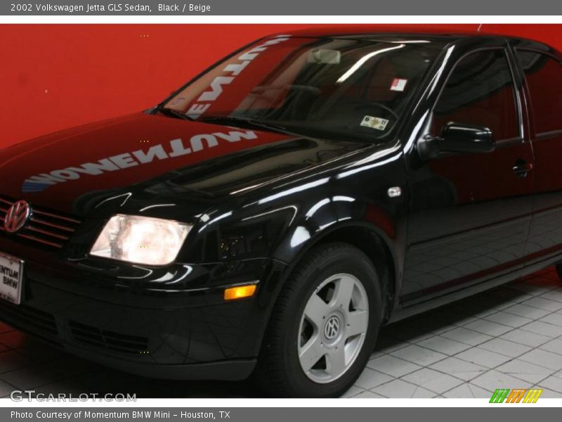 Black / Beige 2002 Volkswagen Jetta GLS Sedan