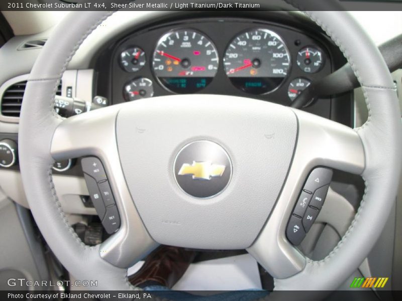 Sheer Silver Metallic / Light Titanium/Dark Titanium 2011 Chevrolet Suburban LT 4x4