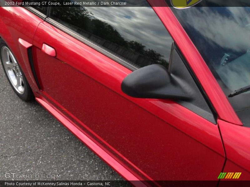 Laser Red Metallic / Dark Charcoal 2002 Ford Mustang GT Coupe