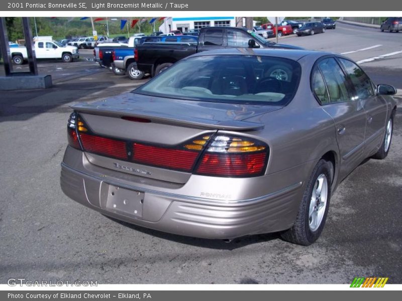 Light Bronzemist Metallic / Taupe 2001 Pontiac Bonneville SE