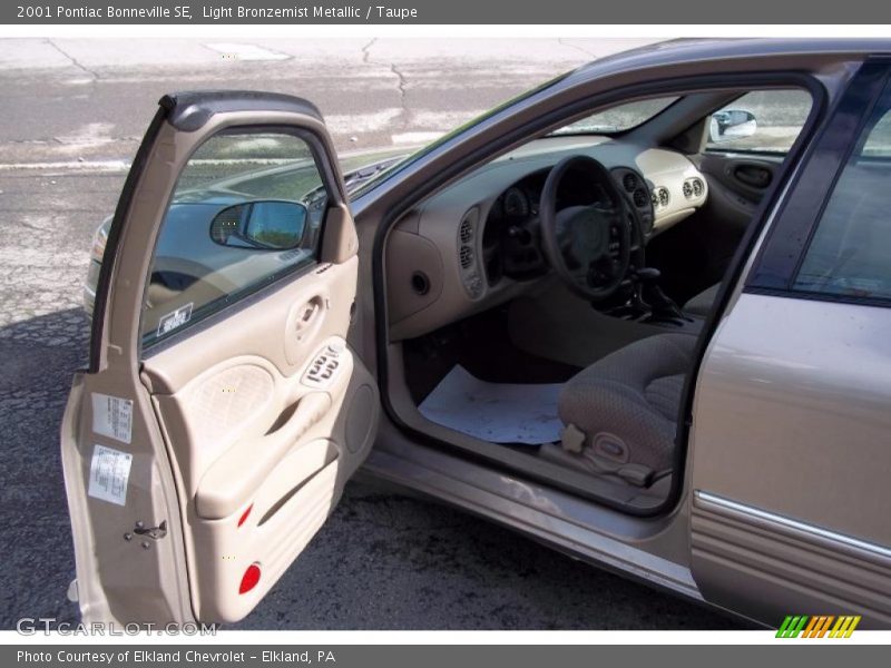 Light Bronzemist Metallic / Taupe 2001 Pontiac Bonneville SE