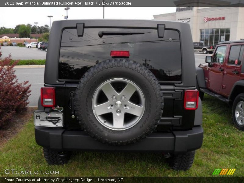 Black / Black/Dark Saddle 2011 Jeep Wrangler Unlimited Rubicon 4x4