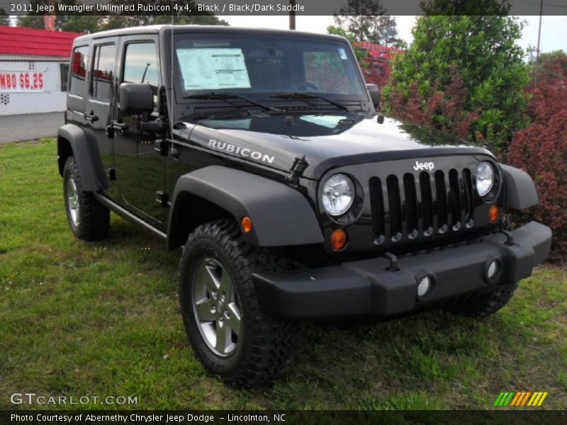 Front 3/4 View of 2011 Wrangler Unlimited Rubicon 4x4